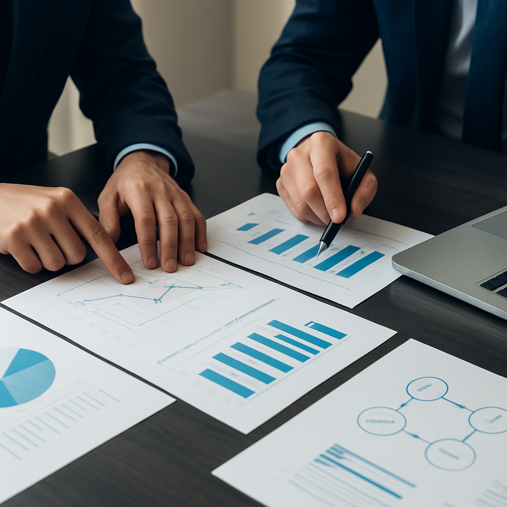 Consultores analizando procesos empresariales